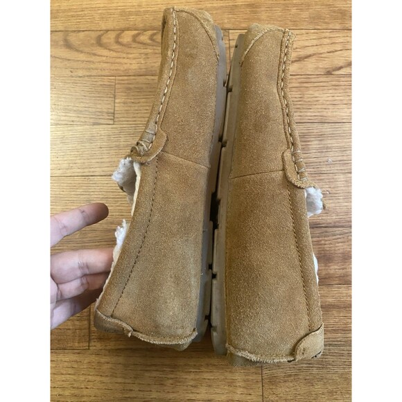 Mens Size 10 Chestnut UGG Koolaburra Tipton Suede Slippers Loafers 1105893 Used